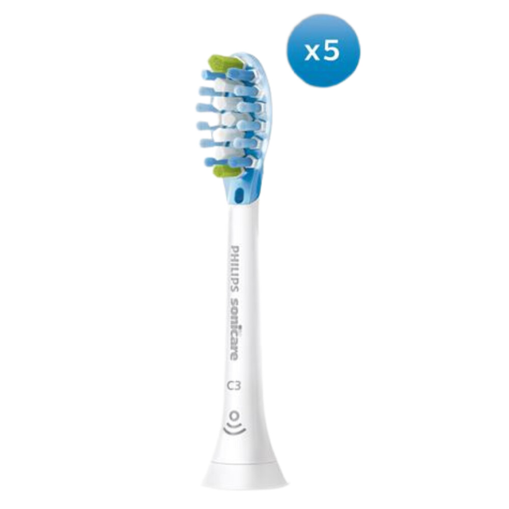 Philips Sonicare Opzetborstels Premium Plaque Defence C3 Wit 5 stuks