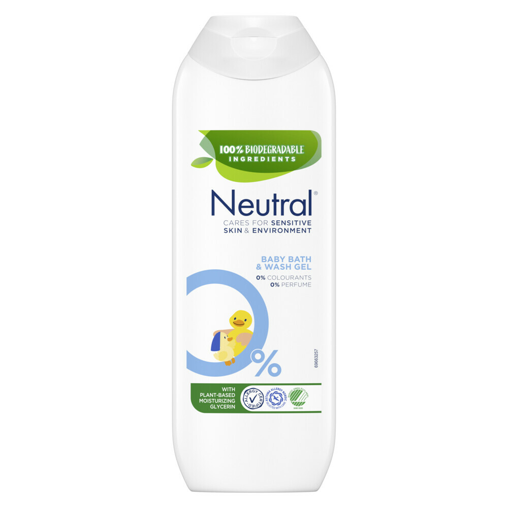 Neutral Baby Bad- en wasgel 250 ml