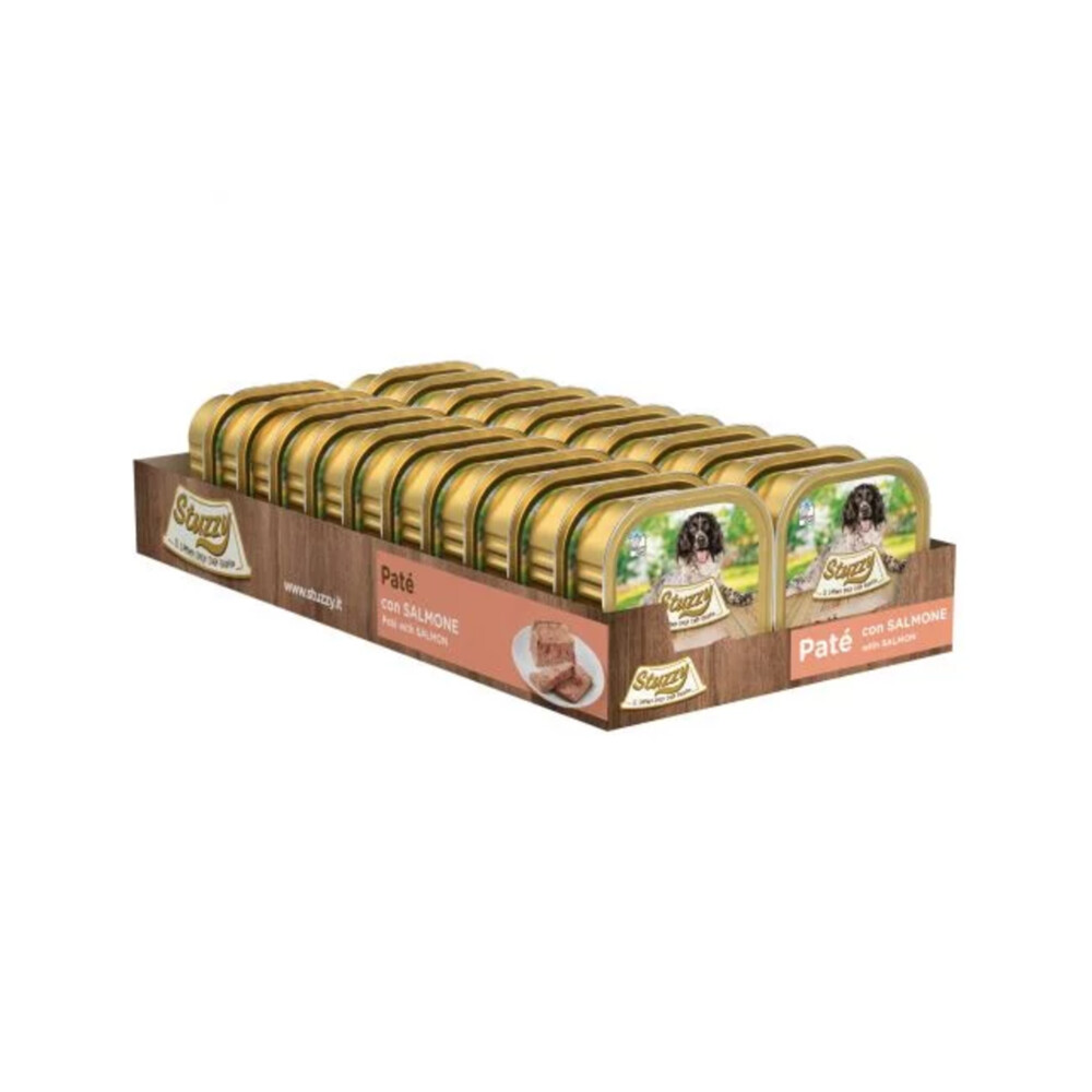 22x Stuzzy Hondenvoer Paté Zalm 150 gr