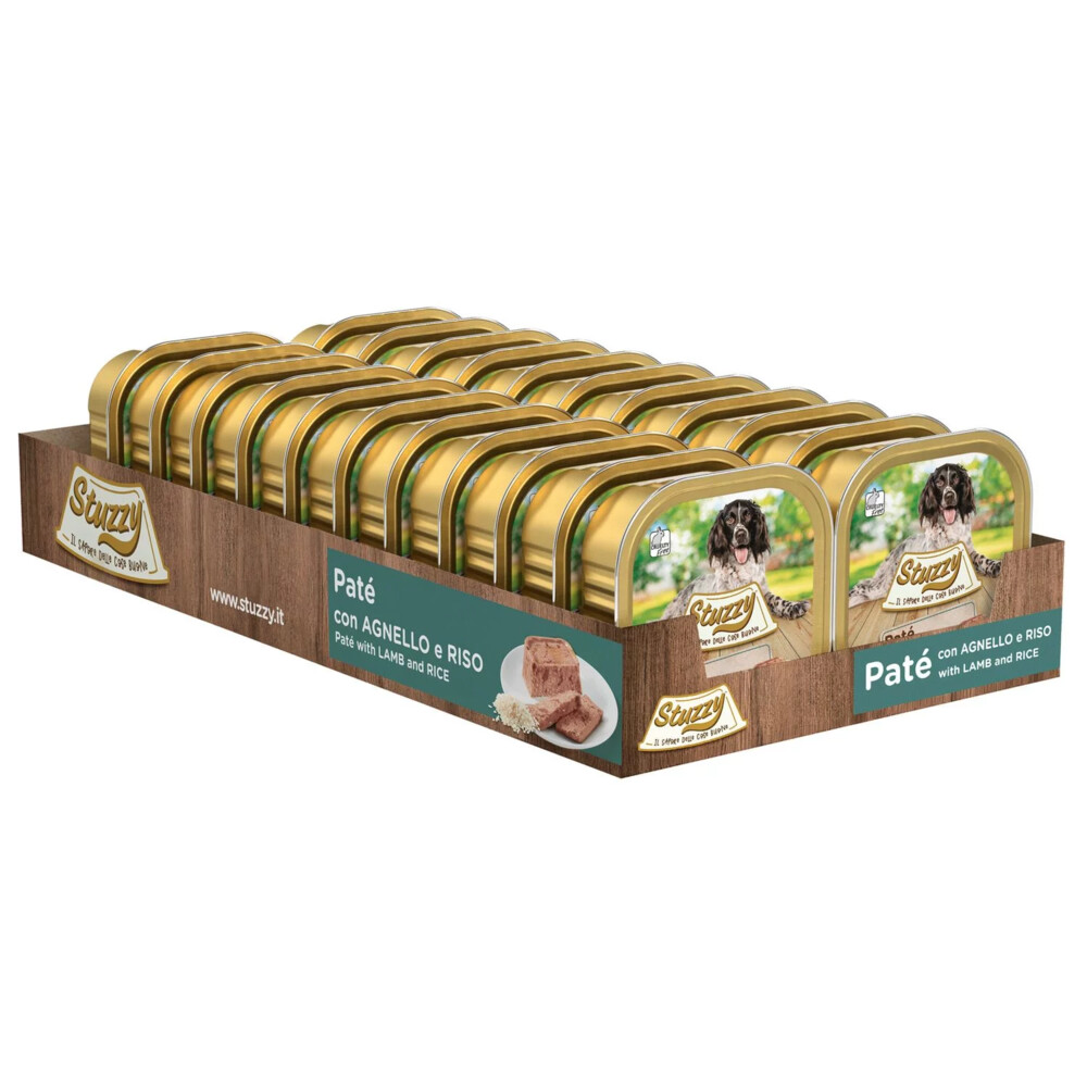 22x Stuzzy Hondenvoer Paté Lam&Rijst 150 gr