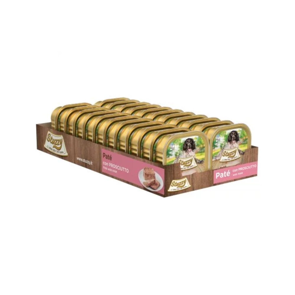 22x Stuzzy Hondenvoer Paté Ham 150 gr