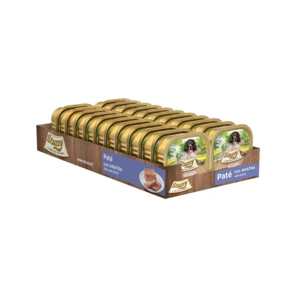 22x Stuzzy Hondenvoer Paté Eend 150 gr