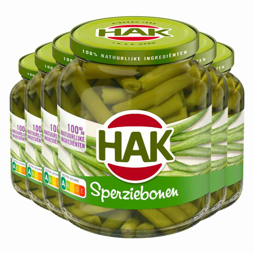 Hak Sperziebonen Fijn Gebroken 6 x 340 gr