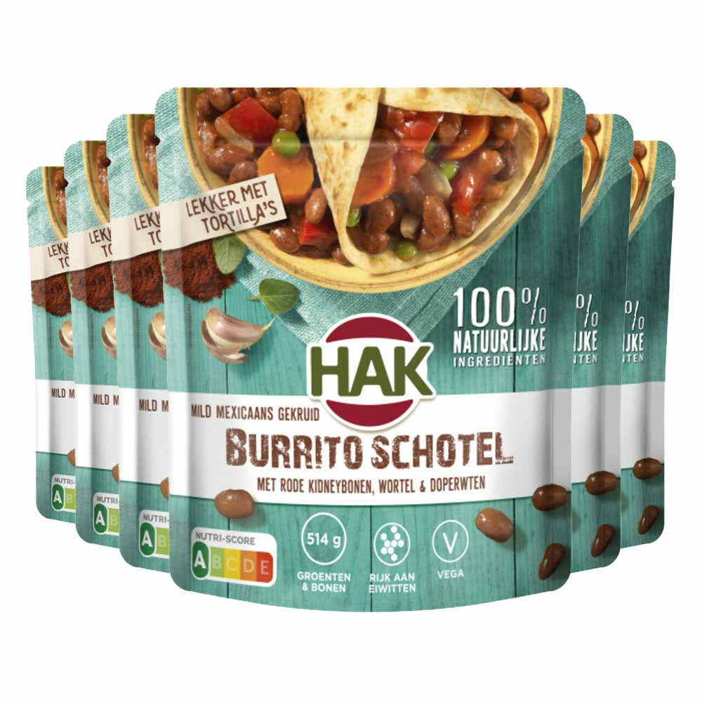 Hak Burritoschotel 6 x 550 gr