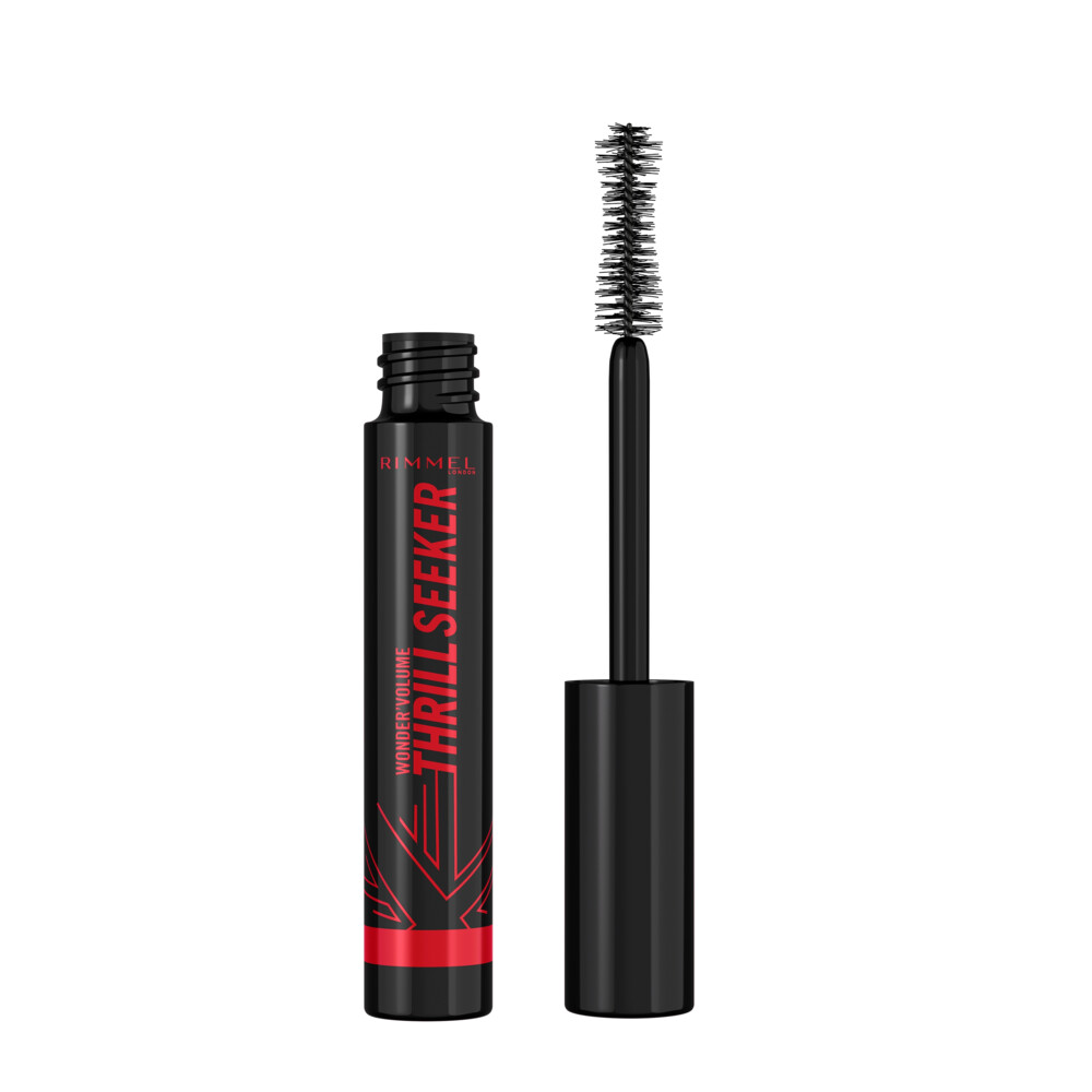 1+1 gratis: Rimmel Wonder'Volume Thrillseeker Pitch Black Mascara Extreme Black 8 ml