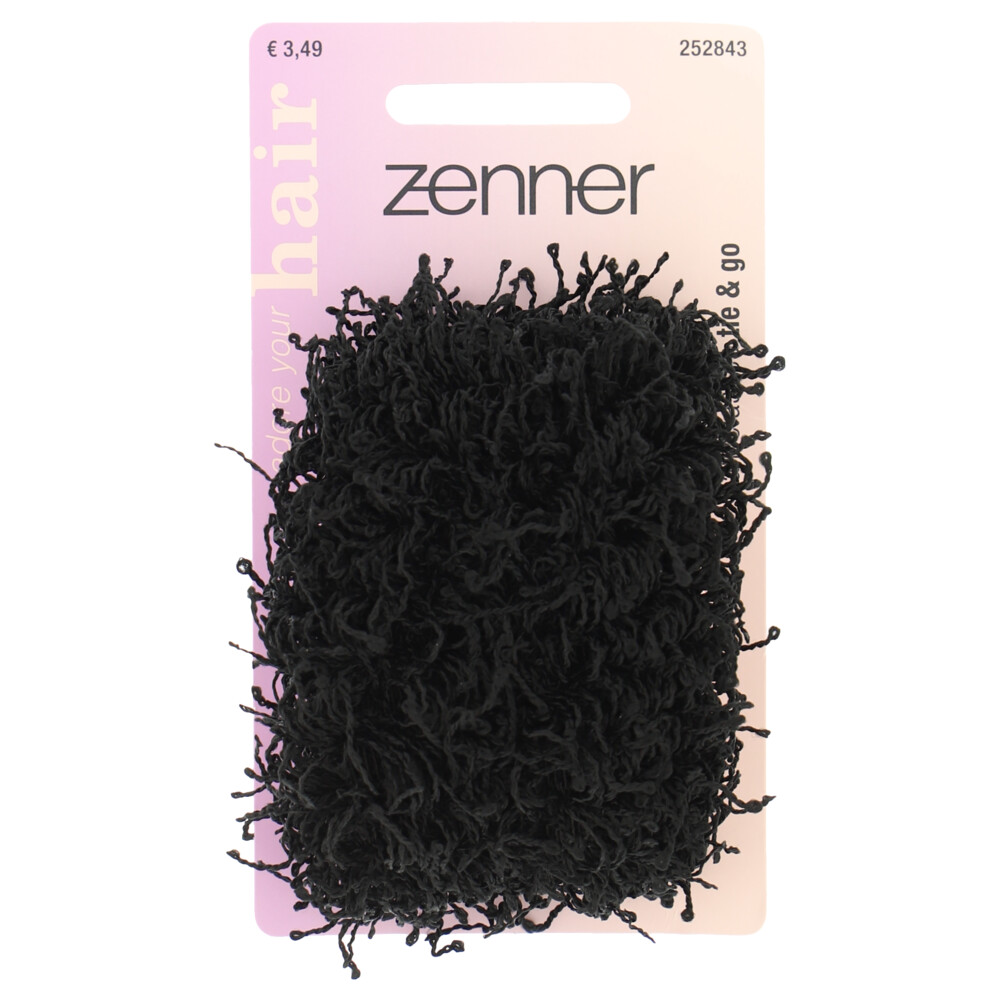 Zenner Elastiek Ruffel Zwart 2 stuks