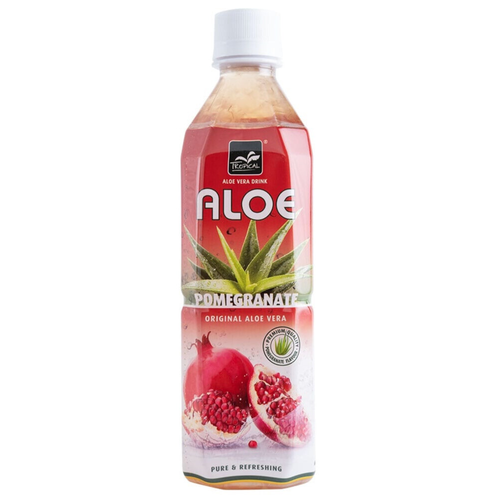 Tropical Aloe Vera Drink Granaatappel 500 ml