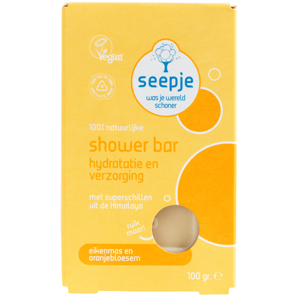 12x Seepje Eikenmos en Neroli Shower Bar 100 gr