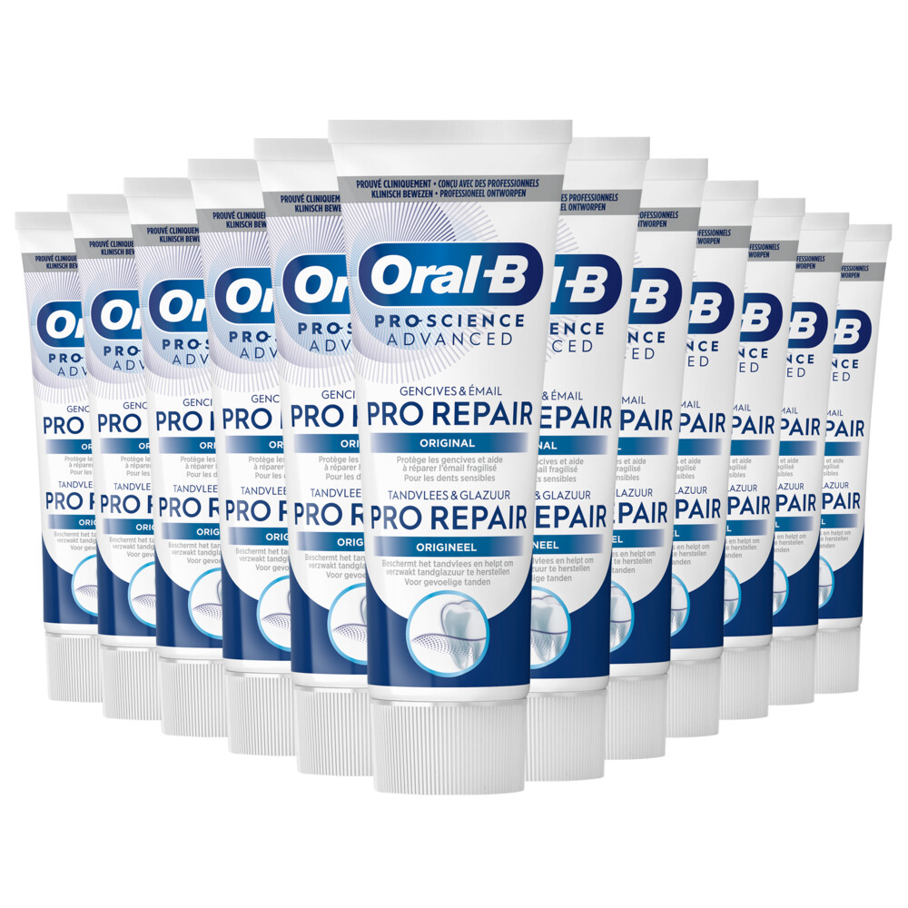 12x Oral-B Tandpasta Pro-Science Advanced Pro Repair 75 ml