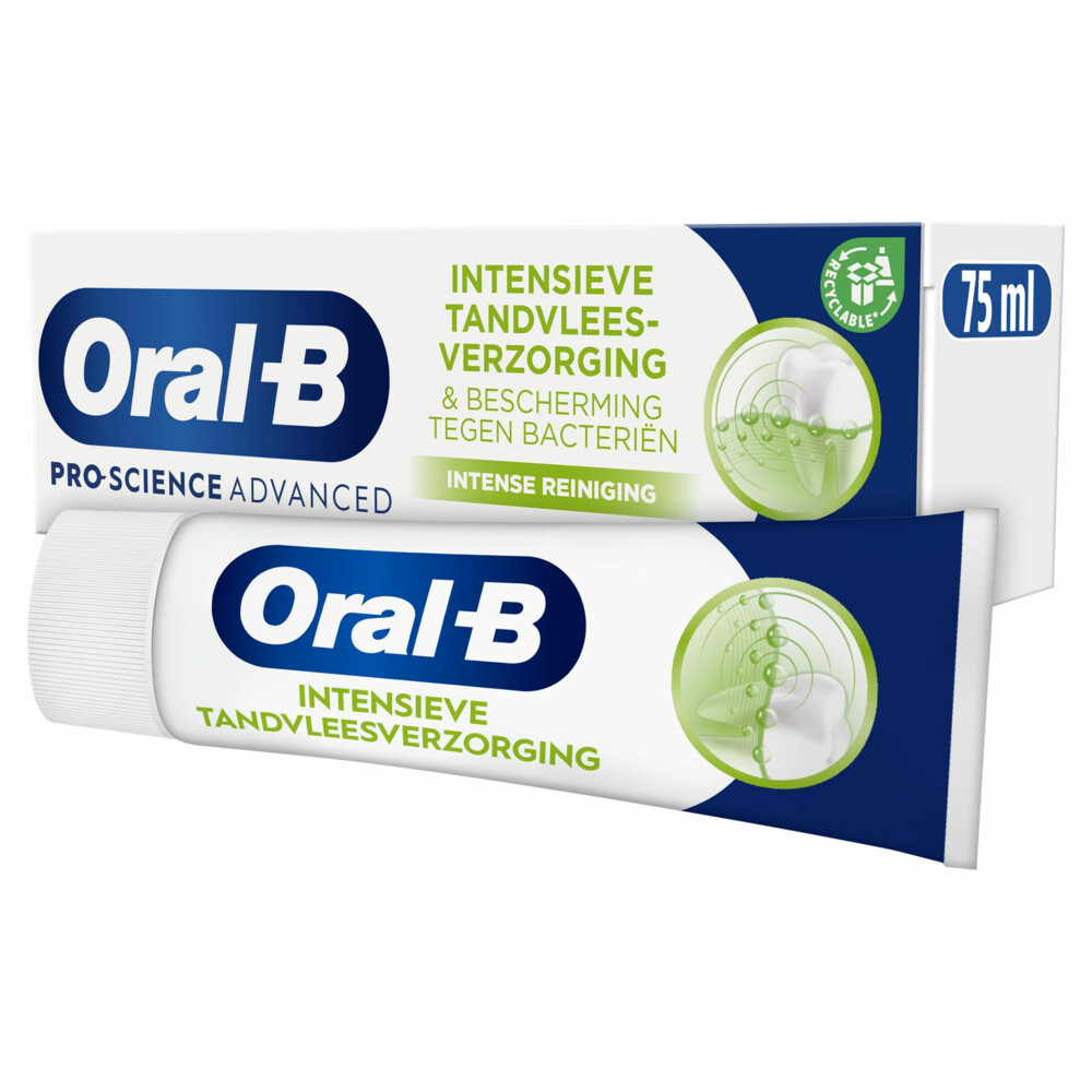 12x Oral-B Tandpasta Pro-Science Advanced Intense Reiniging 75 ml