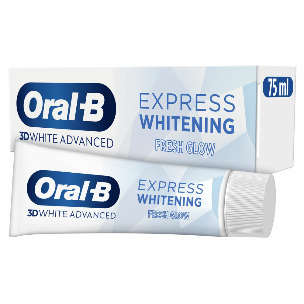 Oral-B Tandpasta 3DWhite Advanced Express Whitening Fresh Glow 75 ml