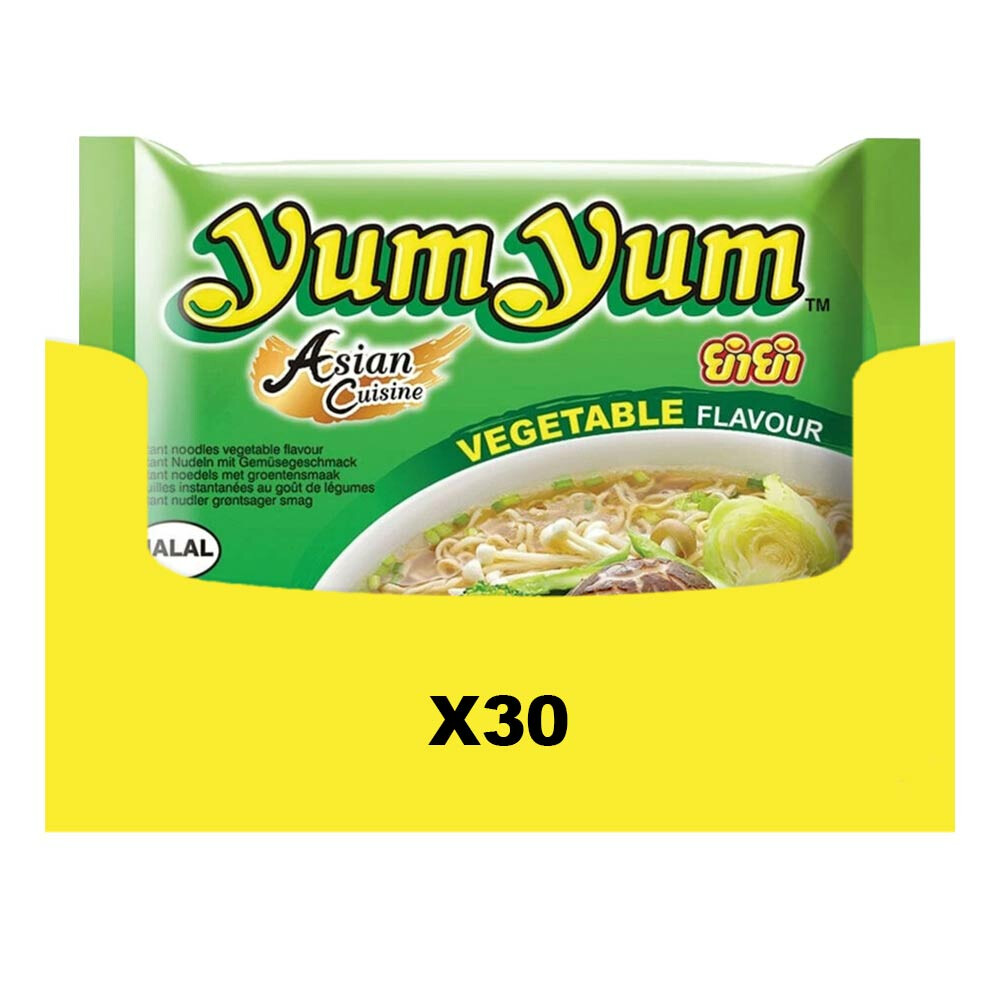 30x Yum Yum Noodles Soep Pak Groenten 60 gr