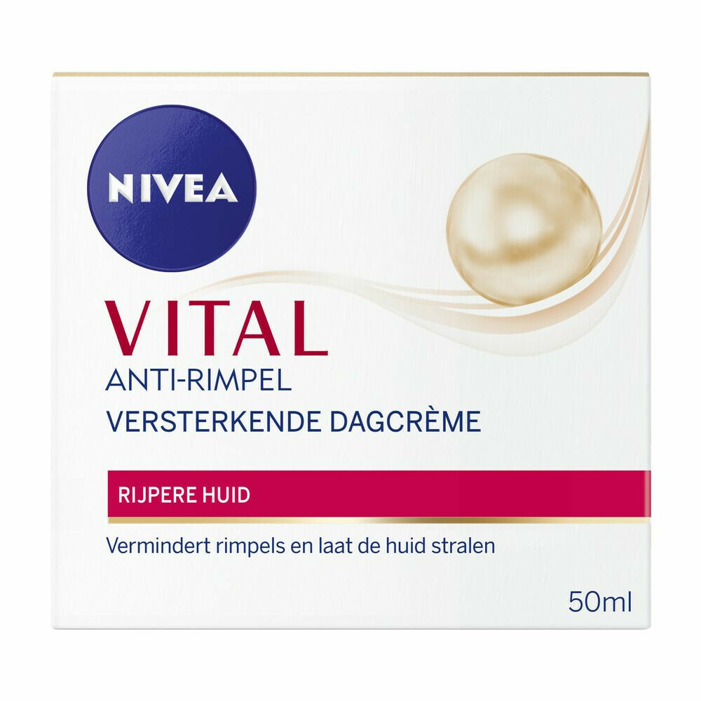 3x Nivea Vital Dagcrème Anti-Rimpel Versterkend 50 ml