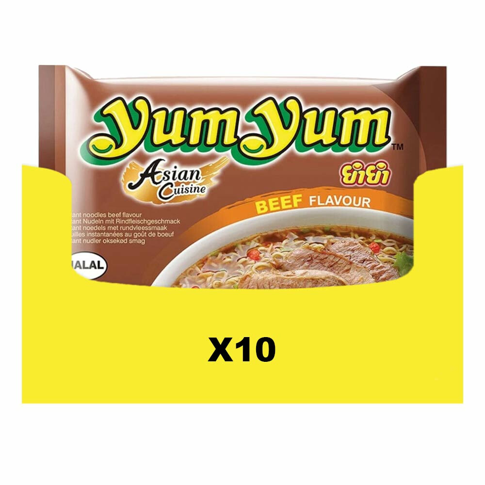 10x Yum Yum Noodle Soep Pak Rund 60 gr