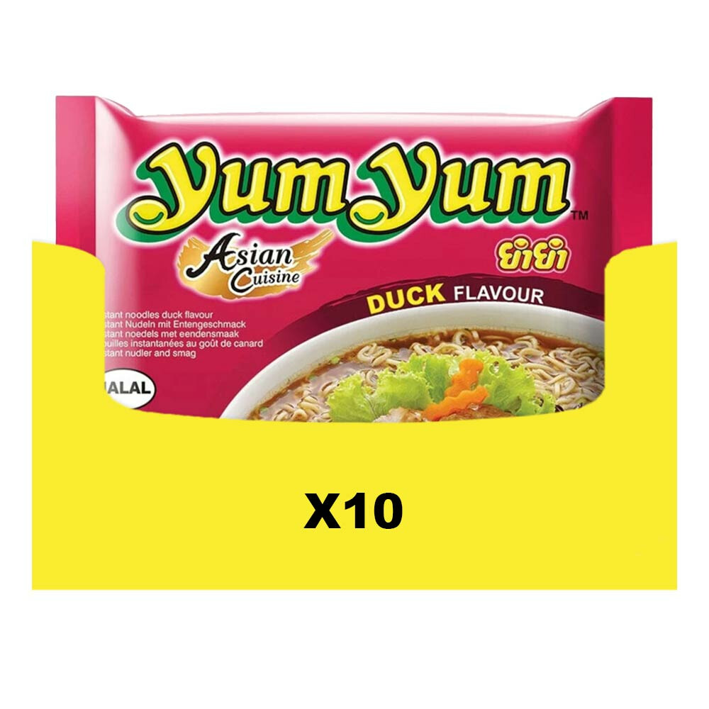 10x Yum Yum Noodles Soep Pak Peking Eend 60 gr