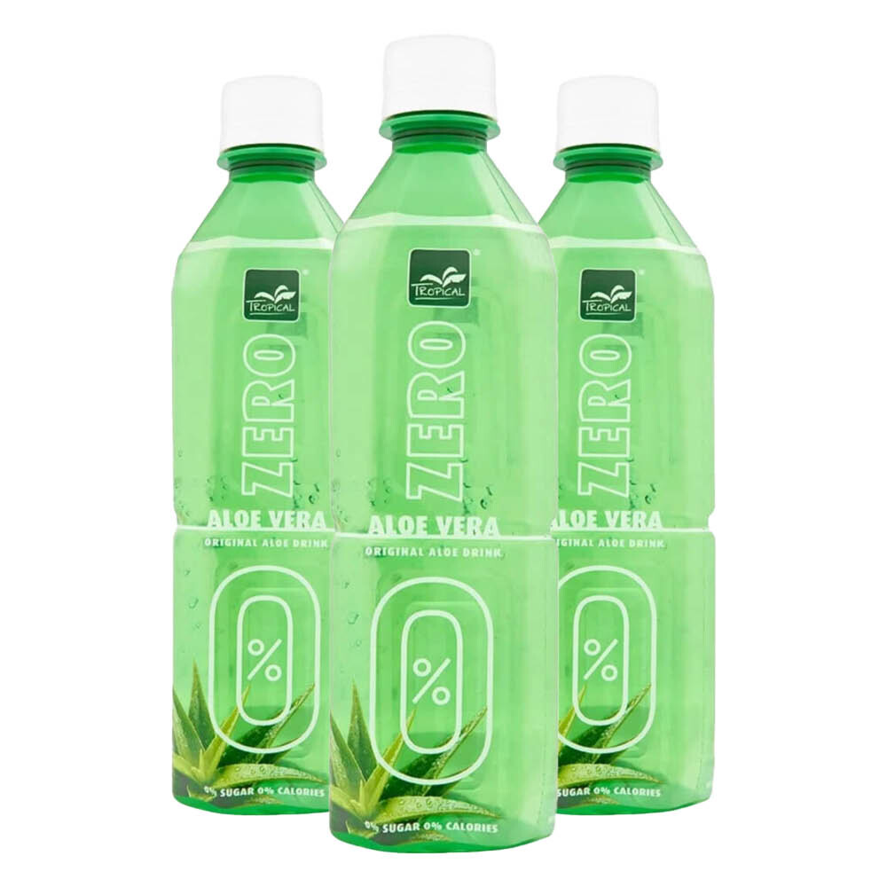 3x Tropical Aloe Vera Drink Zero 500 ml | Plein.nl