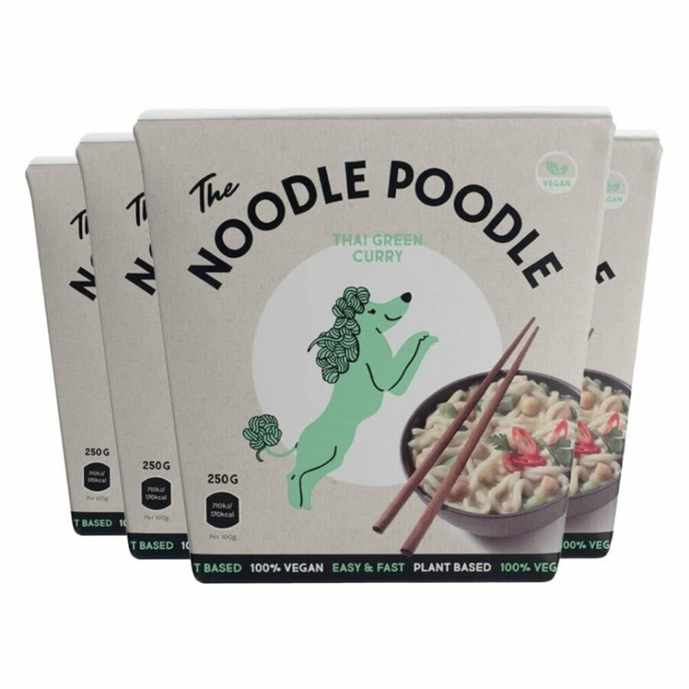 4x The Noodle Poodle Thai Green Curry 250 gr