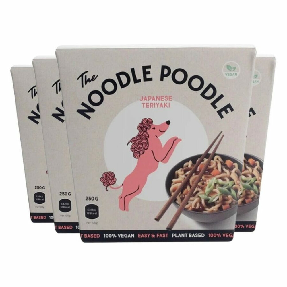 4x The Noodle Poodle Japanse Teriyaki 250 gr