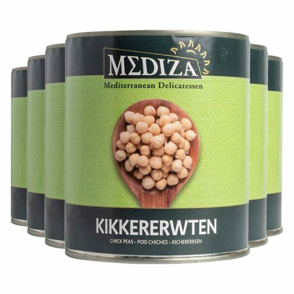 6x Mediza Kikkererwten 800 gr