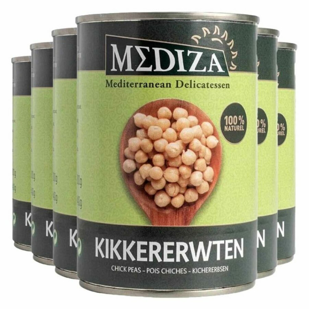 6x Mediza Kikkererwten 400 gr