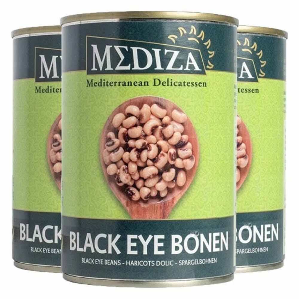 3x Mediza Black Eye Bonen 400 gr