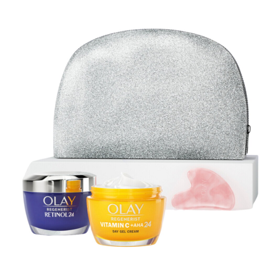 Olay Crèmes Giftset Vitamin C+AHA24&Retinol24 Gua Sha 1 set