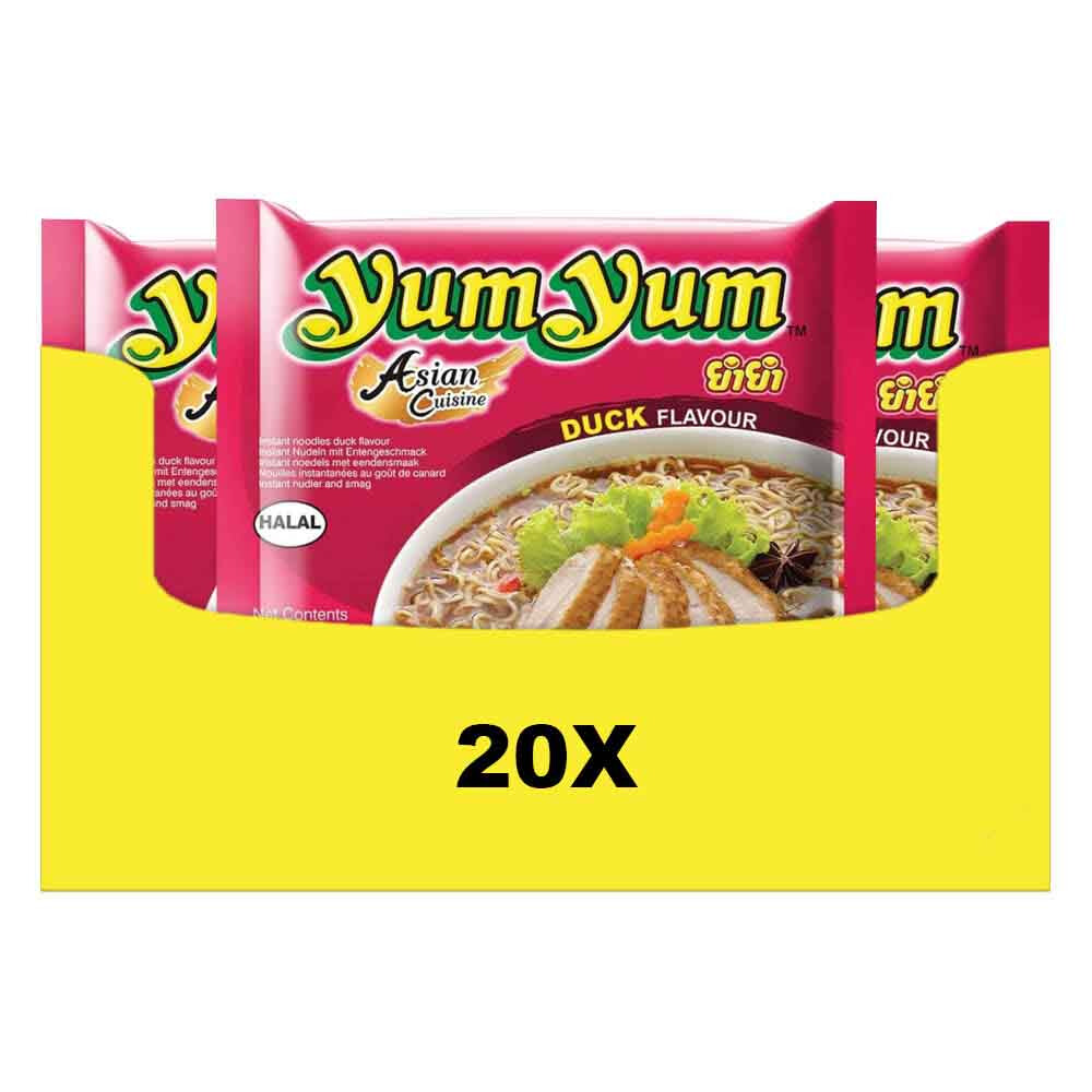 20x Yum Yum Noodles Soep Pak Peking Eend 60 gr