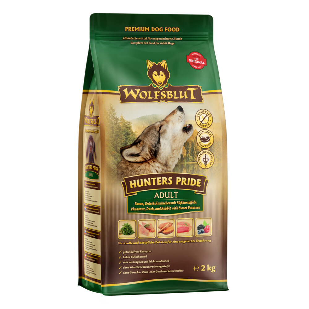 3x Wolfsblut Hunters Pride Adult 2 kg