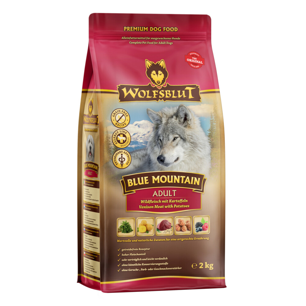 3x Wolfsblut Blue Mountain Adult 2 kg