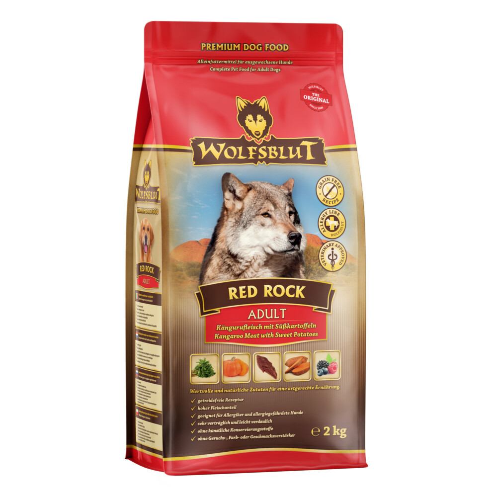 3x Wolfsblut Red Rock 2 kg