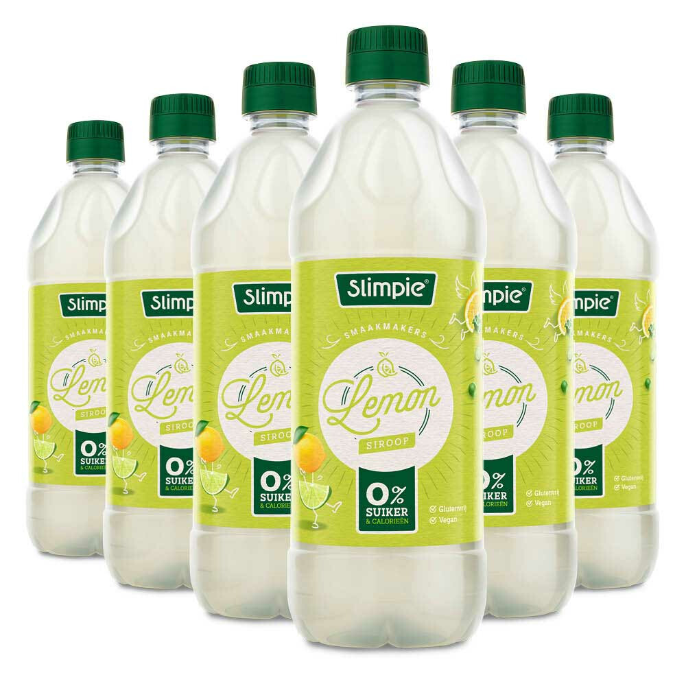 6x Slimpie Siroop Lemon 650 ml