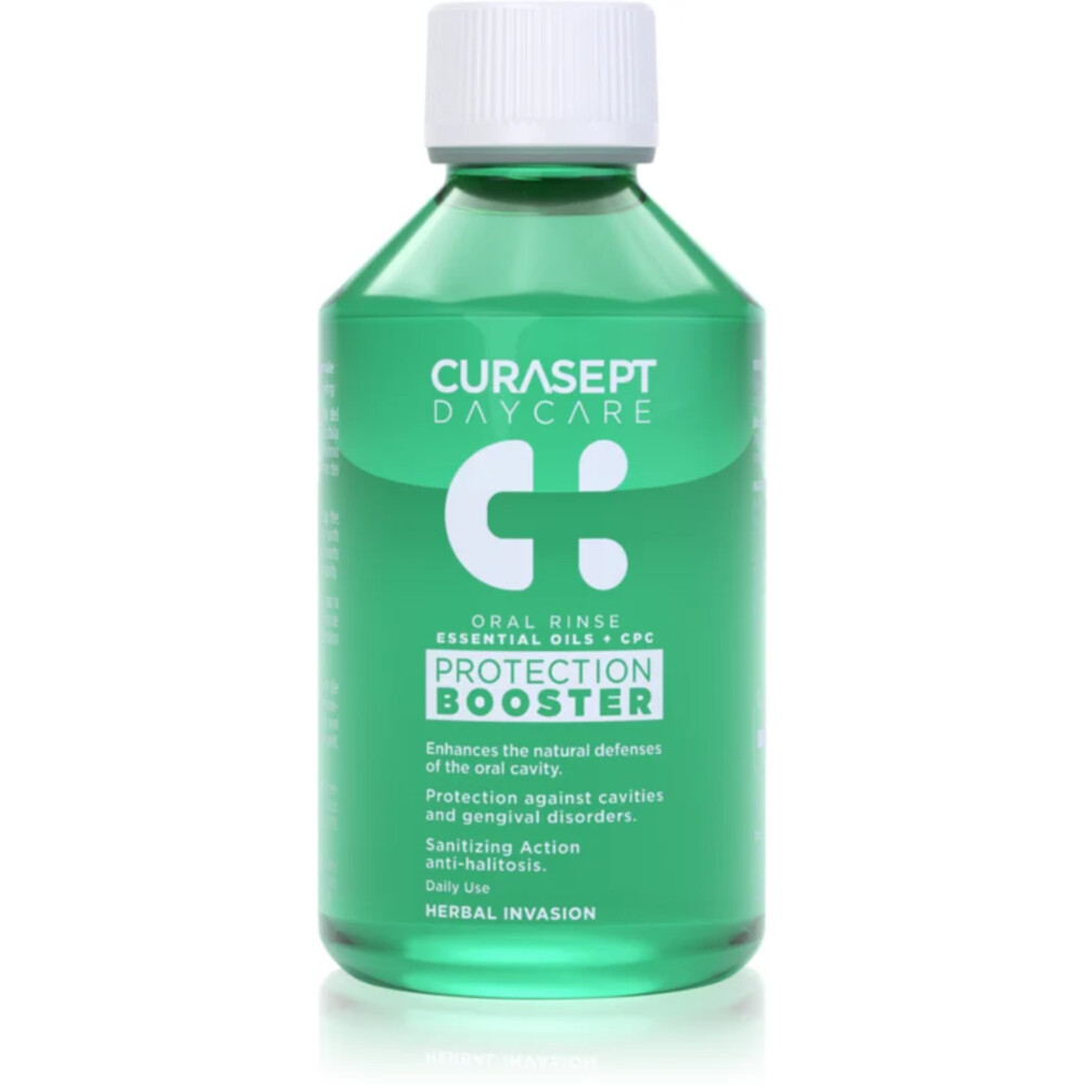 Curasept Daycare Protection Booster Mondspoeling Herbal Invasion 500 ml