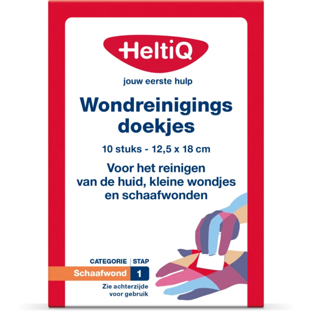 HeltiQ Wondreinigingsdoekjes 10 stuks