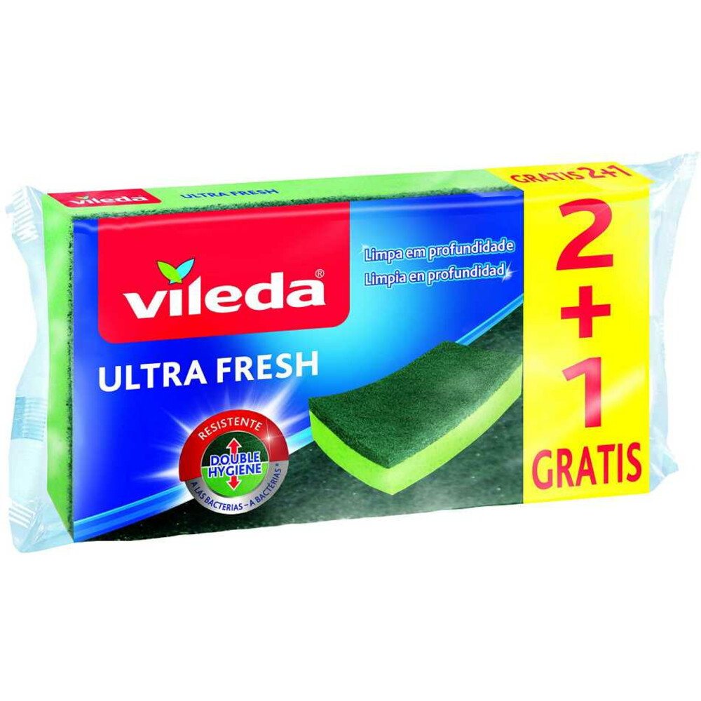 Vileda Schuursponsen Ultra Fresh 3 stuks