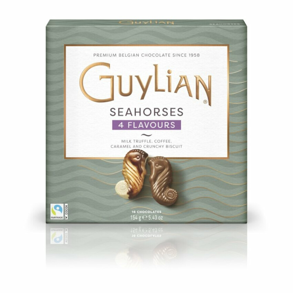 12x Guylian Chocolade Zeepaardjes Mix 154 gr