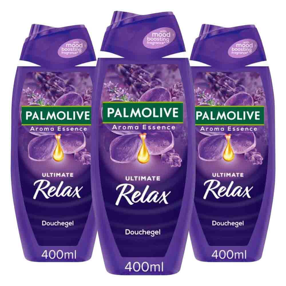 3x Palmolive Douchegel Aroma Essence Ultimate Relax 400 ml