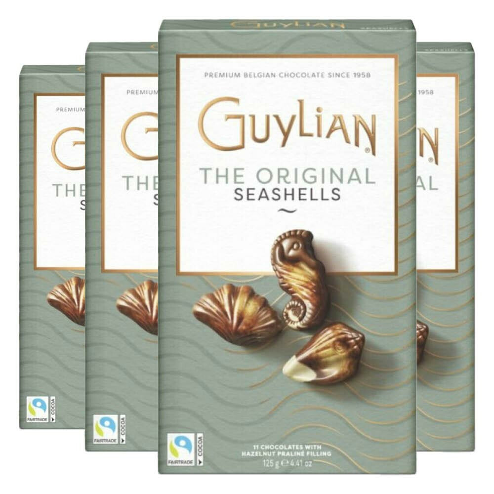 4x Guylian Chocolade Zeevruchten Original Praline 125 gr
