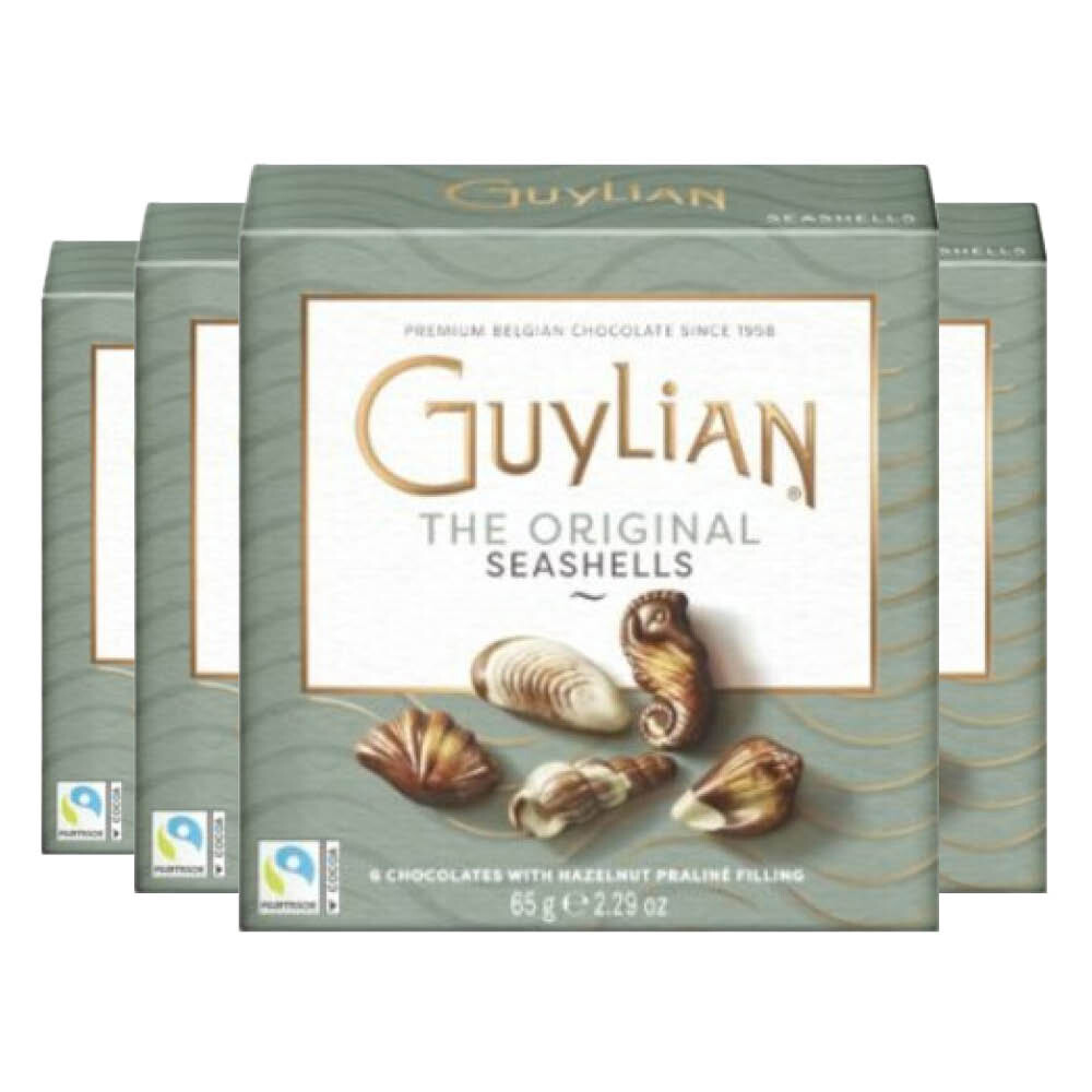 4x Guylian Chocolade Zeevruchten Original Praline 65 gr
