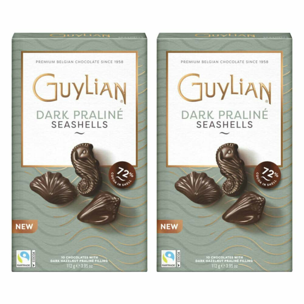 2x Guylian Chocolade Zeevruchten Dark Praline 112 gr