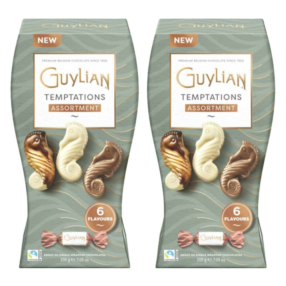 2x Guylian Temptations Mix Curved Pack 200 gr