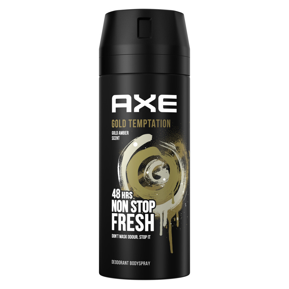 6x Axe Deodorant Bodyspray Gold Temptation 150 ml