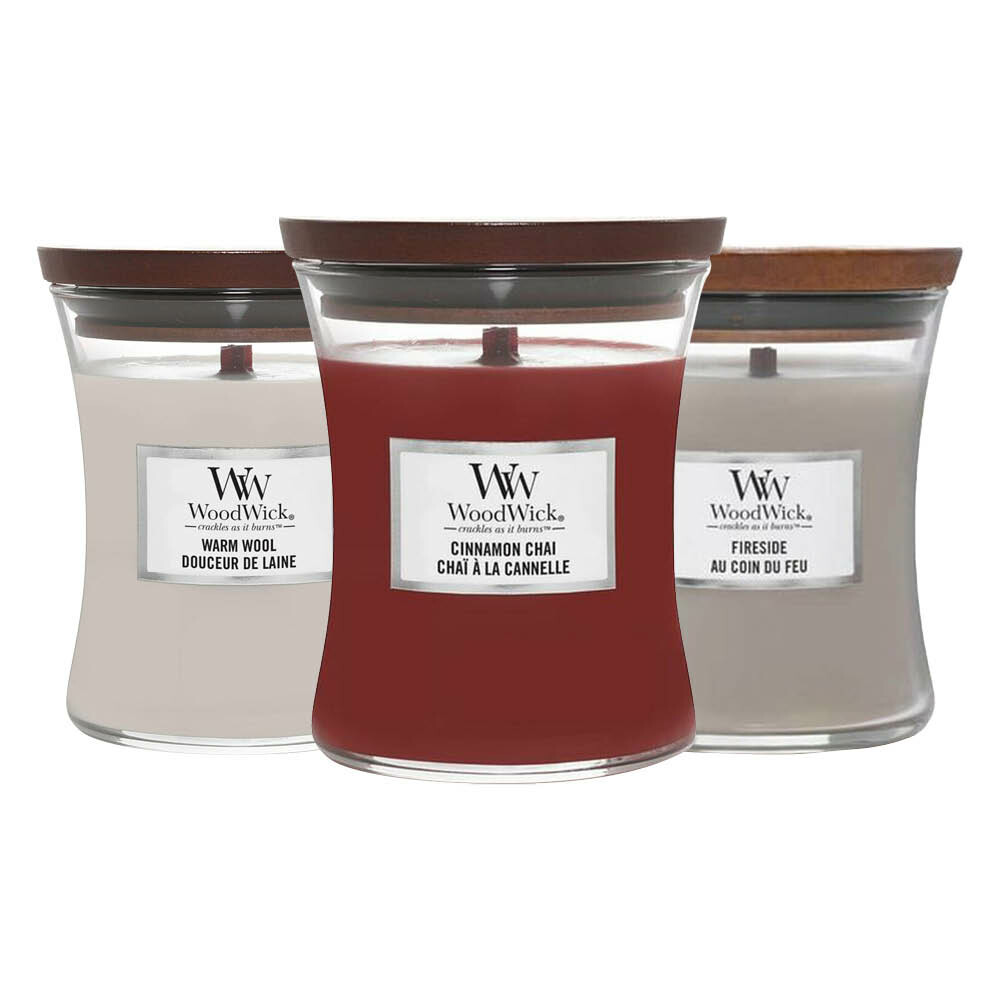 WoodWick Cozy Night Medium Pakket