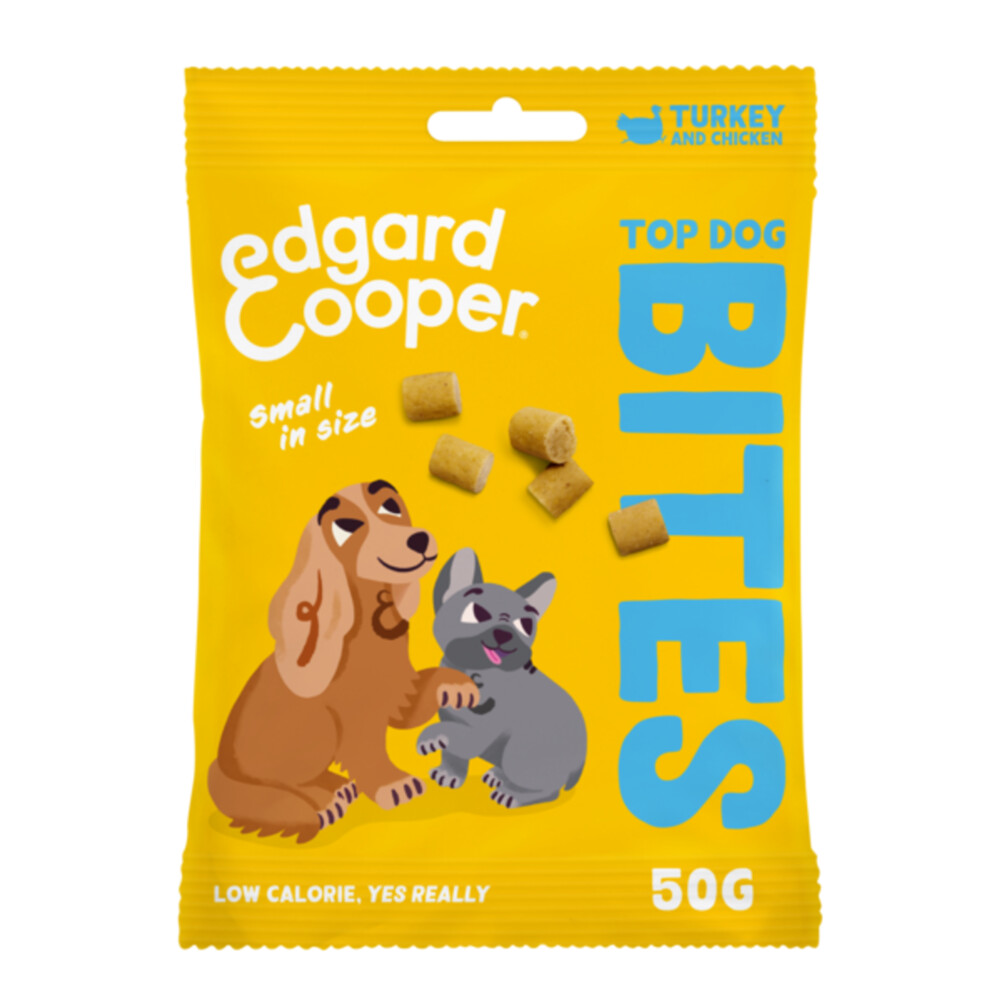 Edgard&Cooper Adult Bite S Kalkoen&Kip 50 gr