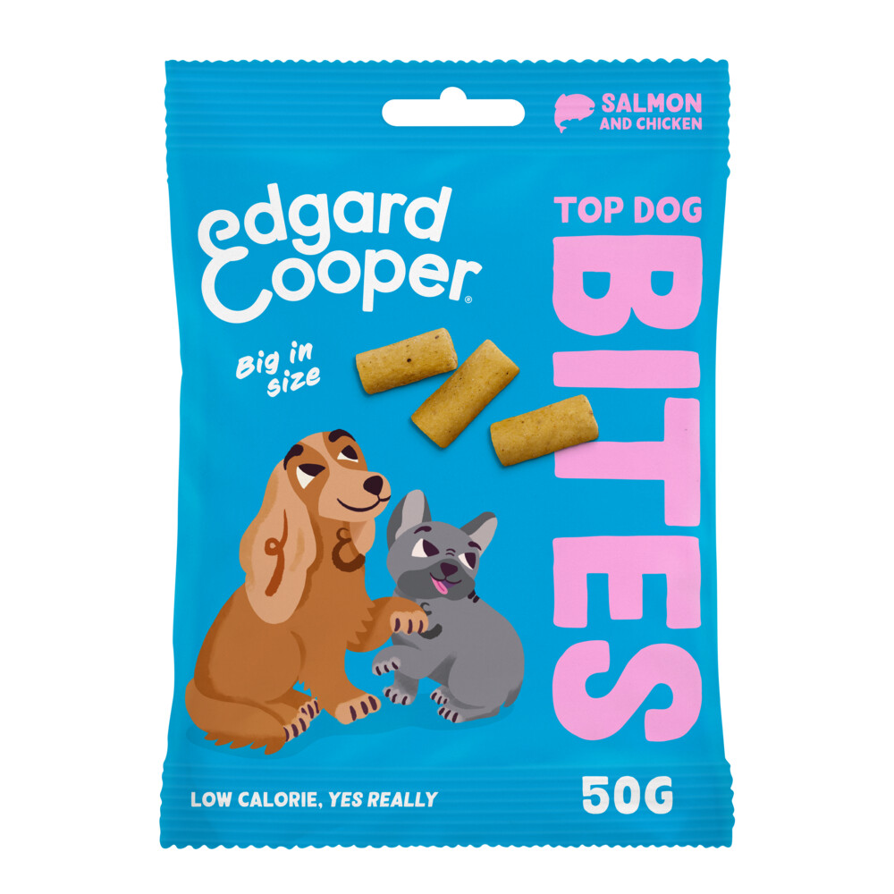 15x Edgard&Cooper Adult Bite L Zalm&Kip 50 gr