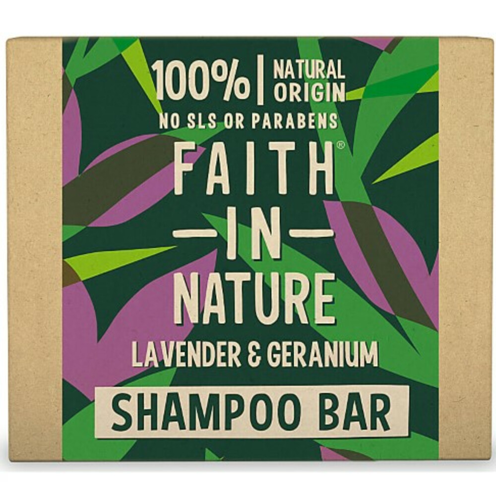 Faith In Nature Shampoo Bar Lavendel&Geranium 85 gr