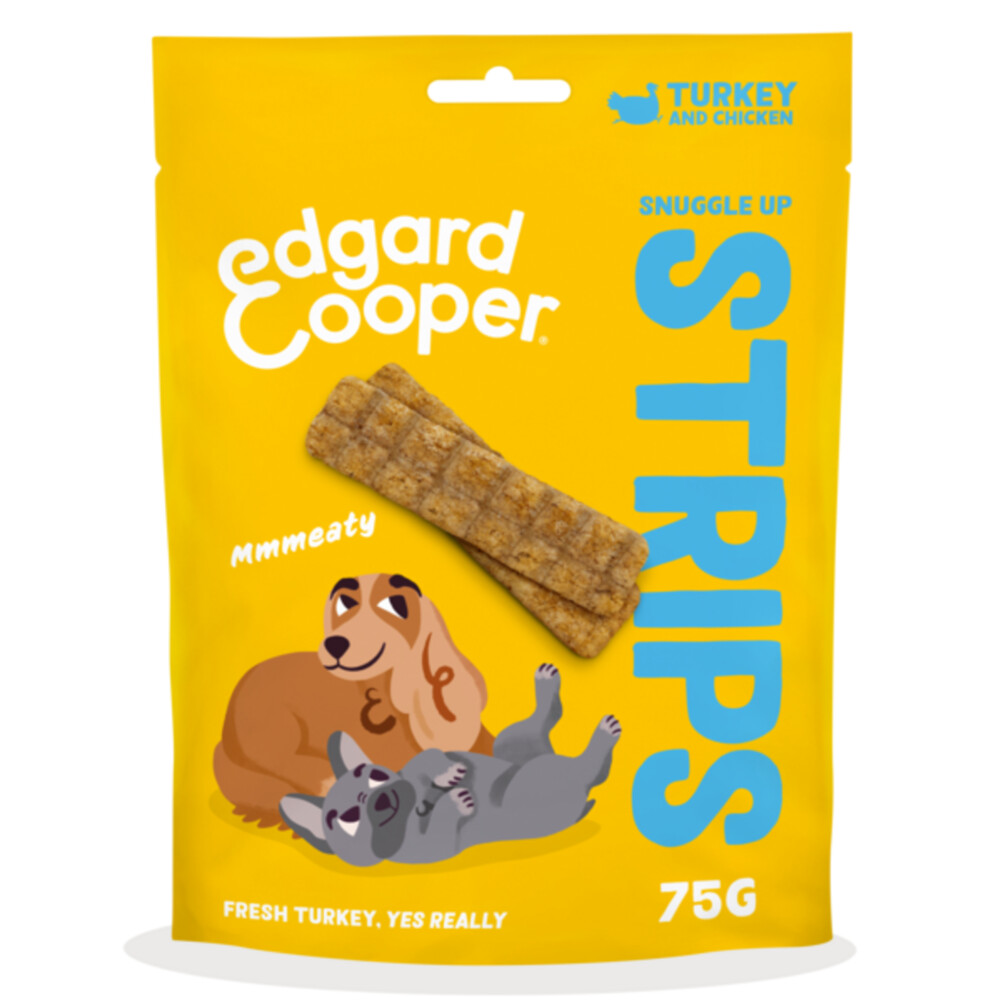 Edgard&Cooper Adult Strips Kalkoen Kip 75 gr