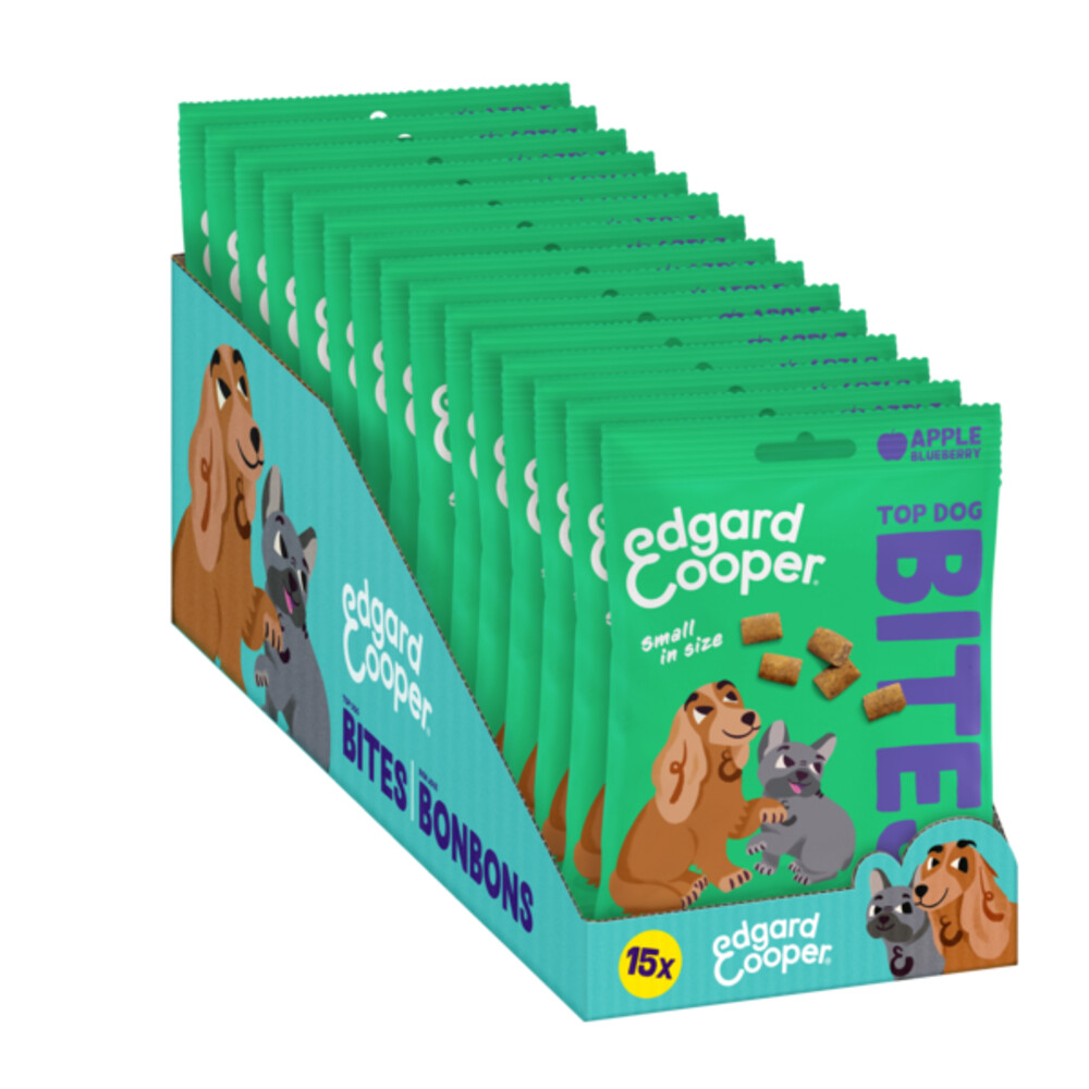 15x Edgard&Cooper Adult Bite S Appel 50 gr