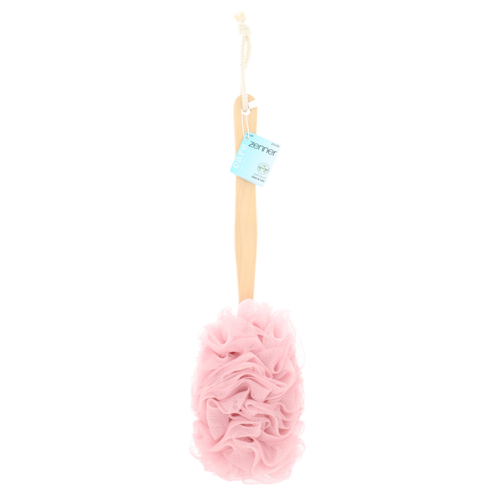 Zenner Bad Puff-Borstel Roze 1 Stuk