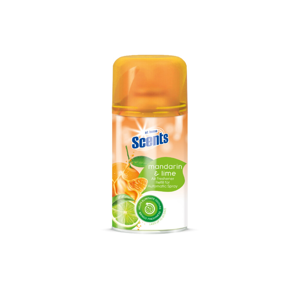 3x At Home Automatische Spray Navulling Mandarijn en Limoen 250 ml