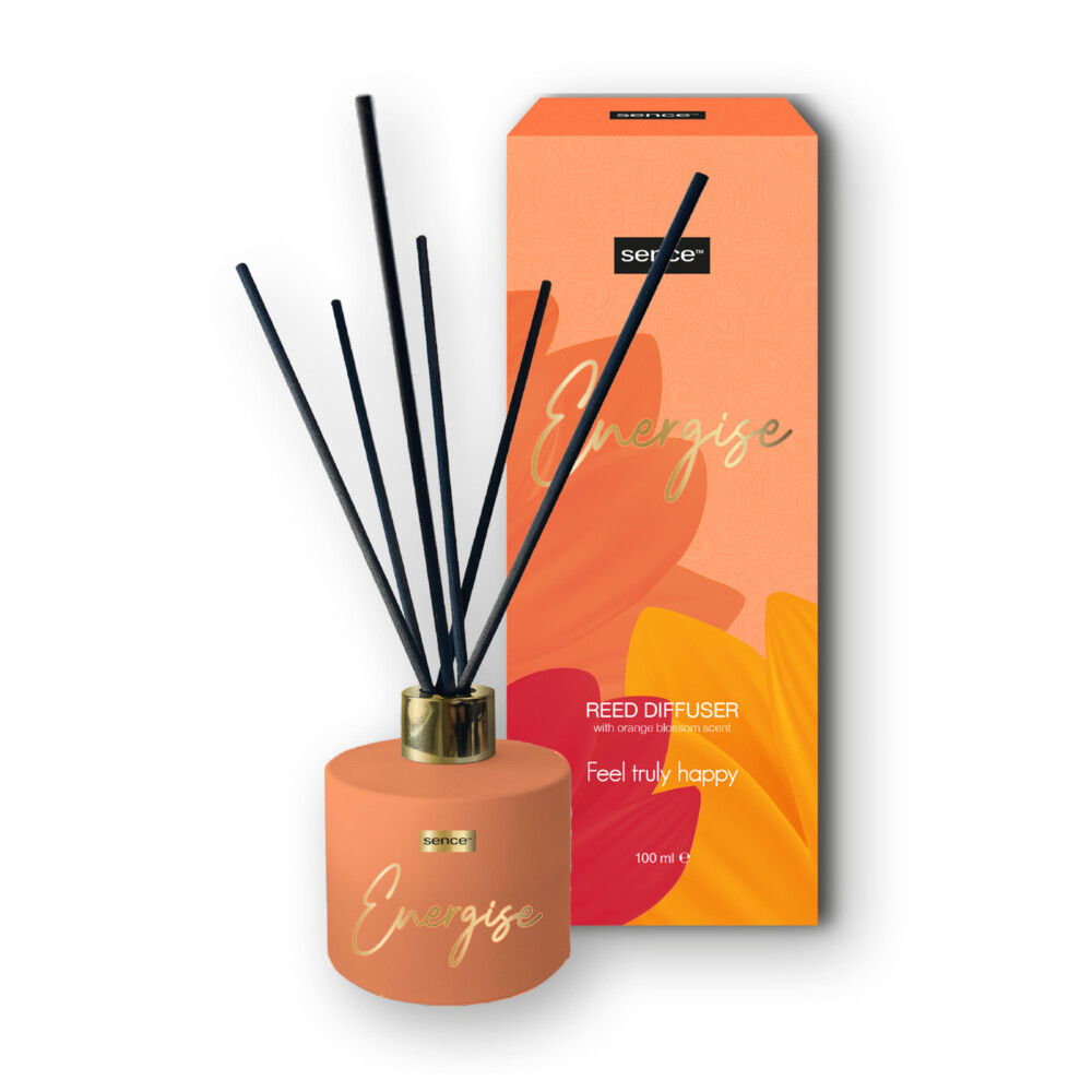 6x Sence Of Wellness Energise Geurstokjes 100 ml